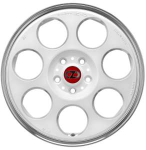 Oz Racing ANNIVERSARY 45 Matt Race White Diamond Lip